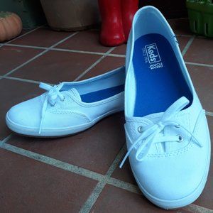 Keds White Teacup Flats Size 7.5